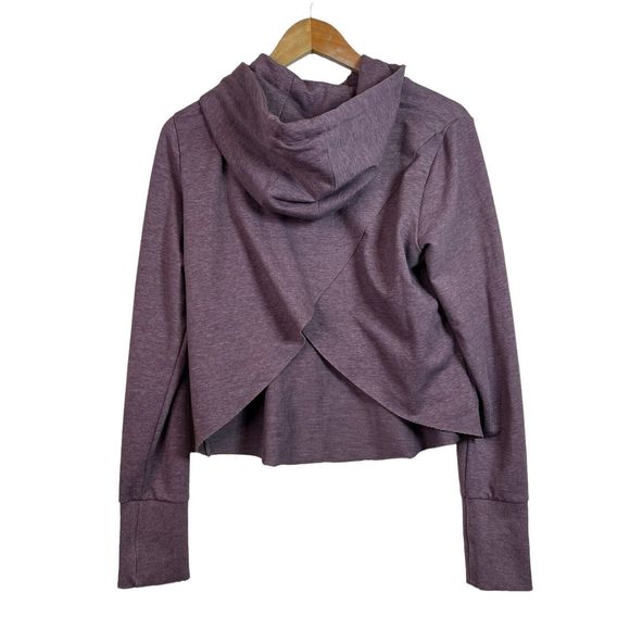 Gymshark Women’s Purple Cross Back Hoodie Pullover Sweater Size M - Picture 2 of 10